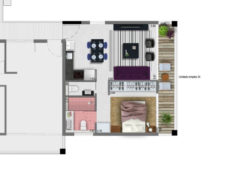 Vila Madalena – Aptº Duplex – 1 Dormit. c/ 54,7 m2 – 1 Suite e 1 Vaga Vila Madalena – Aptº Duplex – 1 Dormit. c/ 54,7 m2 – 1 Suite e 1 Vaga