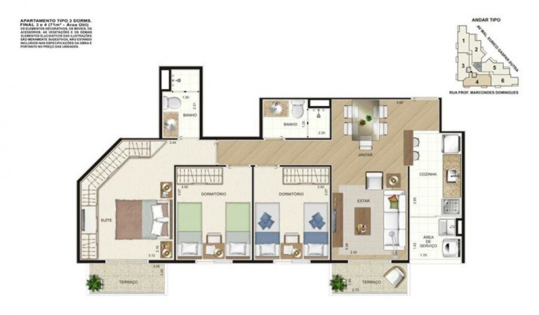 Parada Inglesa – Aptº Padrão – 3 Dormit. c/ 58 m2 – 1 Suite e 2 Vagas (Nunca Habitado) Parada Inglesa – Aptº Padrão – 3 Dormit. c/ 58 m2 – 1 Suite e 2 Vagas (Nunca Habitado)