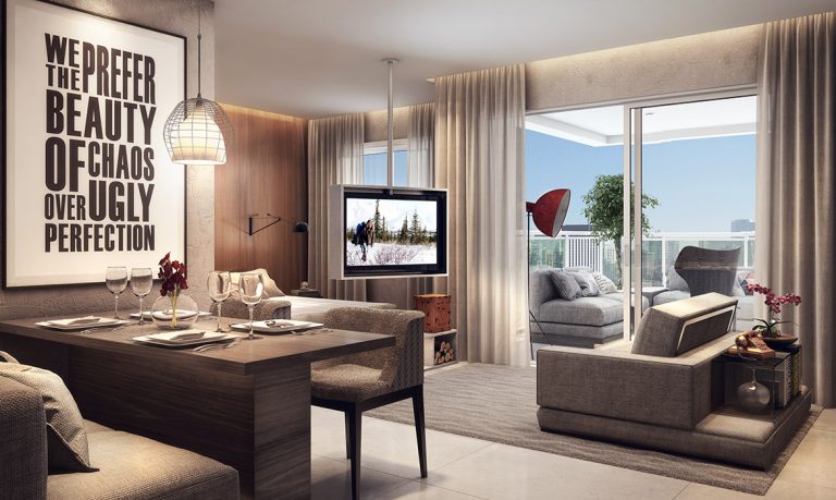 Pinheiros – Aptº Padrão – 1 Dormit. c/ 42 m2 – 1 Suite c/ 1 Vaga (Entrega em 10/2017) Pinheiros – Aptº Padrão – 1 Dormit. c/ 42 m2 – 1 Suite c/ 1 Vaga (Entrega em 10/2017)