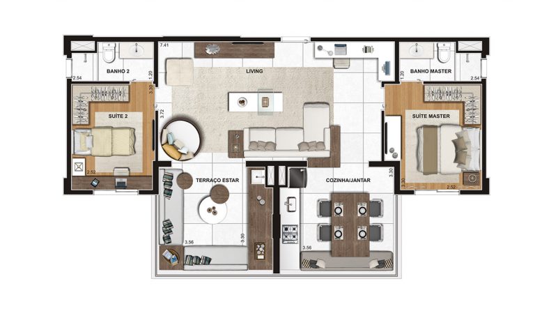 Pinheiros – Aptº Padrão – 1 Dormit. c/ 42 m2 – 1 Suite c/ 1 Vaga (Entrega em 10/2017) Pinheiros – Aptº Padrão – 1 Dormit. c/ 42 m2 – 1 Suite c/ 1 Vaga (Entrega em 10/2017)